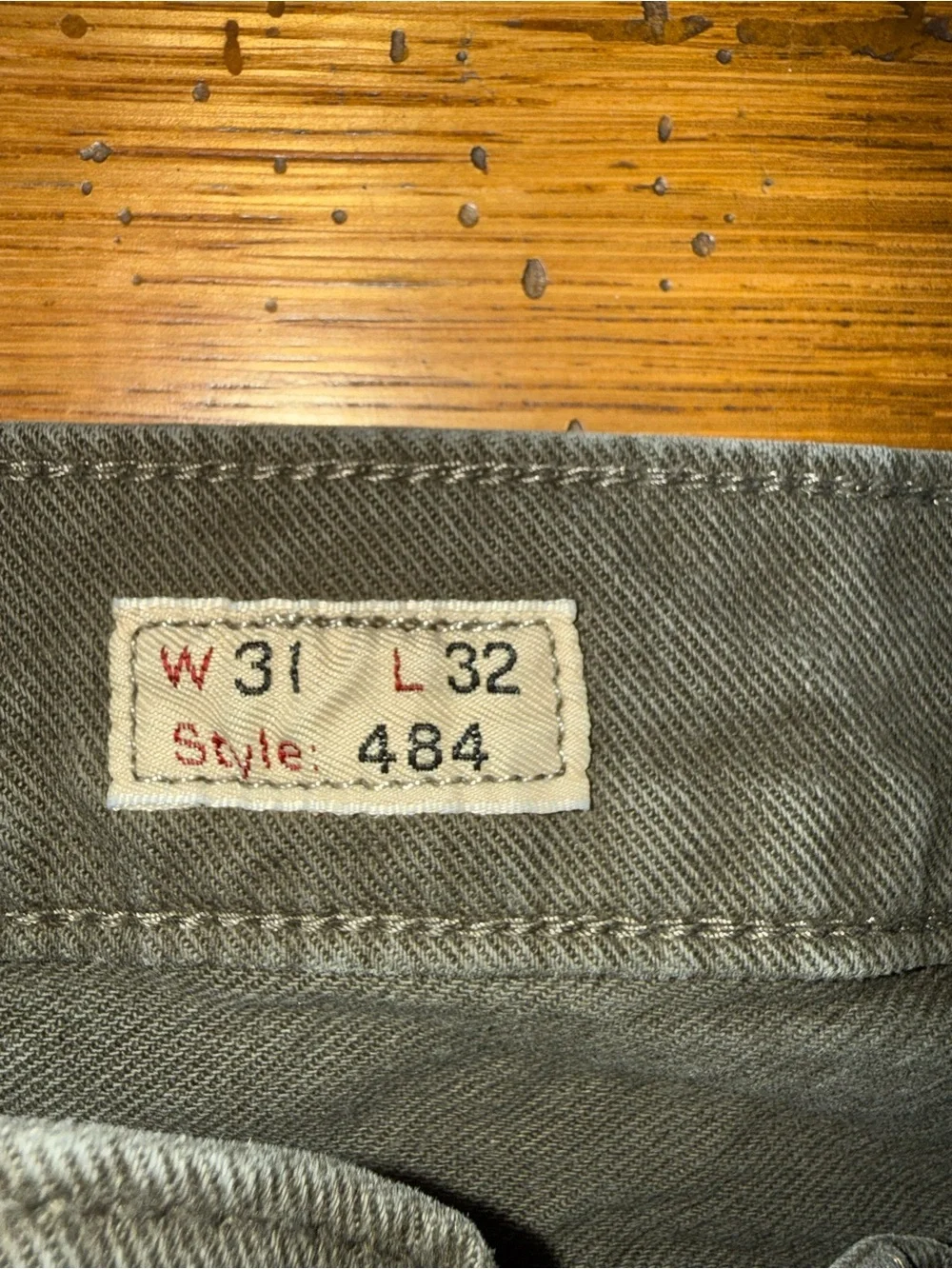 J. Crew Men's Dark Gray Corduroy Pants 31 c 32